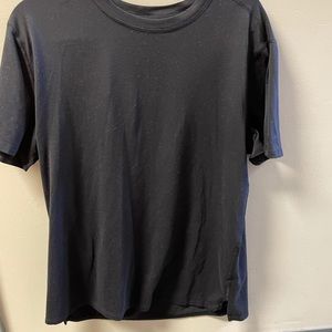 Plain Black Athletic T-Shirt